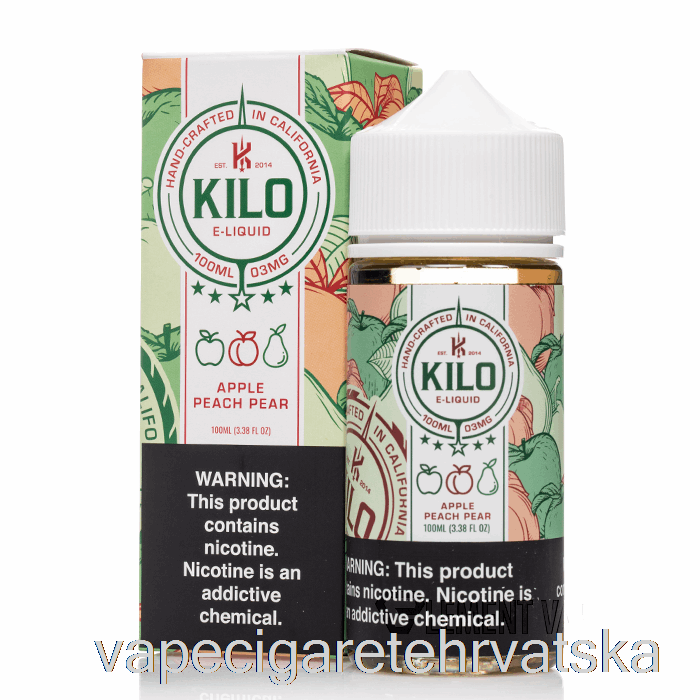 Vape Hrvatska Jabuka Breskva Kruška - Kilo Revival - 100ml 0mg